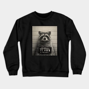 Mugshot Series 4 (Raccoon) by Buck Tee Crewneck Sweatshirt